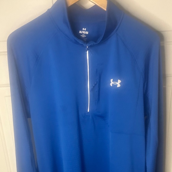Under Armour Blue Tech Lightweight Zip-Up Jacket US XL - Picture 1 of 4